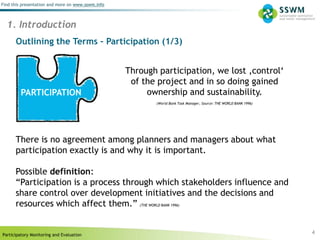 SENN 2013 Participatory Monitoring and Evaluation-130918.ppt