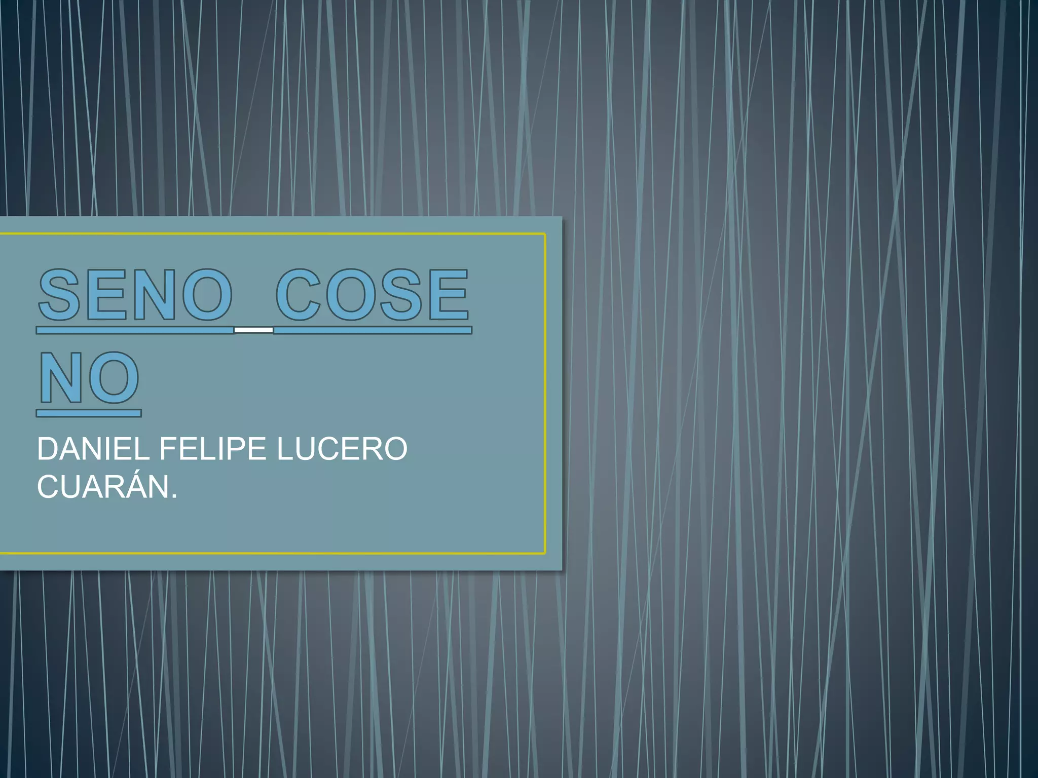 DANIEL FELIPE LUCERO
CUARÁN.