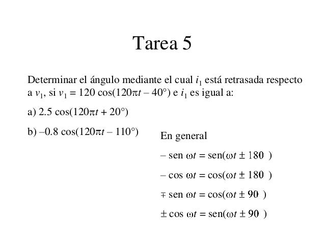 Senoides Y Fasores Presentacion Ppt