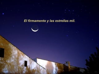 El firmamento y las estrellas mil. 