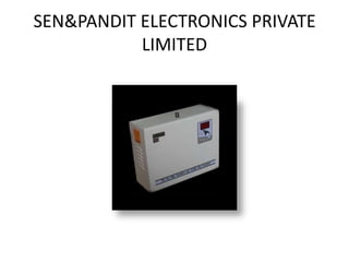 SEN&PANDIT ELECTRONICS PRIVATE
LIMITED

 