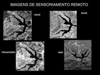 IMAGENS DE SENSORIAMENTO REMOTO visível infravermelho terma l radar 