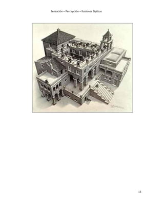 Sensaciòn – Percepciòn – Ilusiones Òpticas
15
 