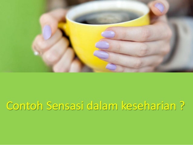 Sensasi dan persepsi