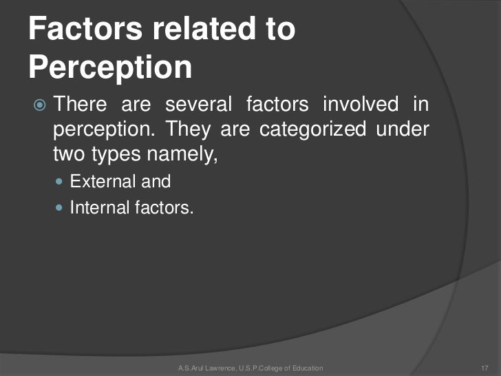 Sensation And Perception