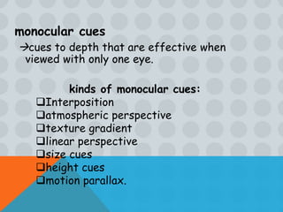 Interposition Cue Example Sensation and Perception (psychology) | PPTX