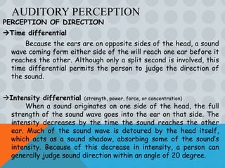Sensation and Perception (psychology) | PPTX