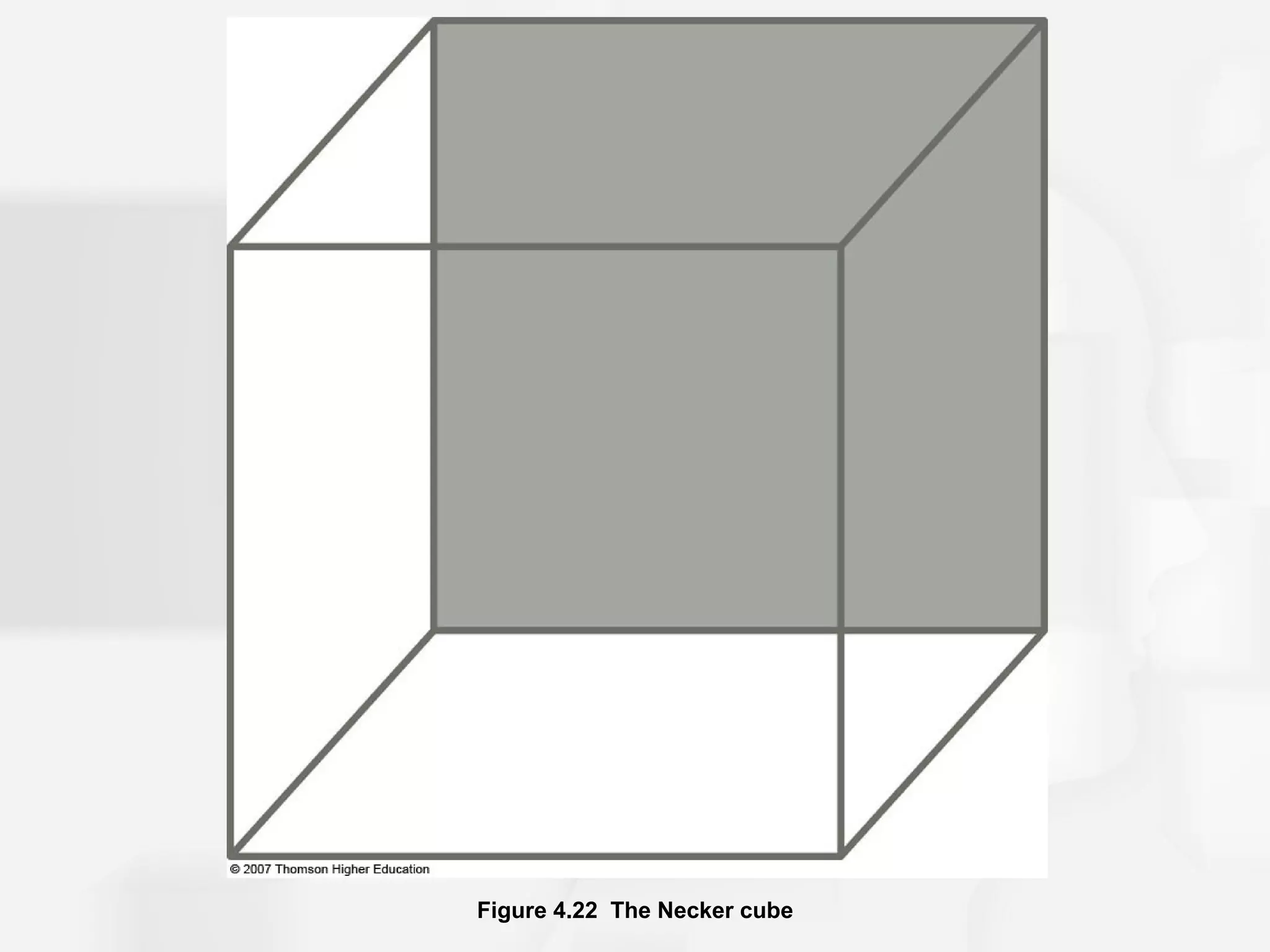 Figure 4.22 The Necker cube
 