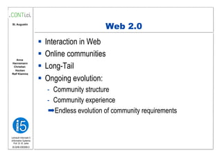 Community Driven Elicitation of Requirements