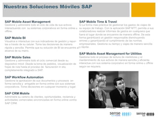 Nuestras Soluciones Móviles SAP
 