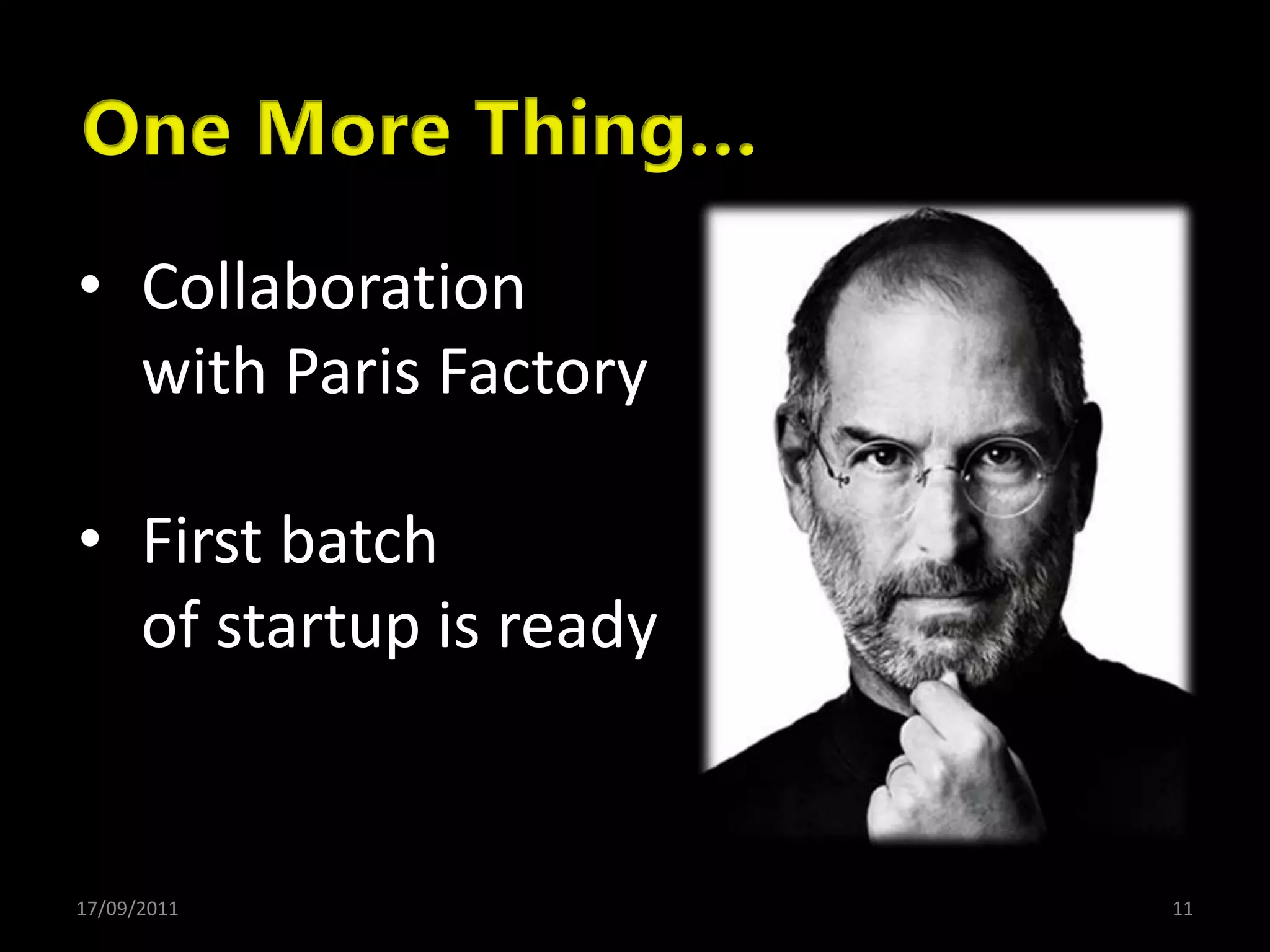 Why? What? How?18/09/20116Why not effectively connect promising young happy social activists with their market?