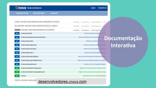 desenvolvedores.cnova.com
Documentação		
InteraVva	
 