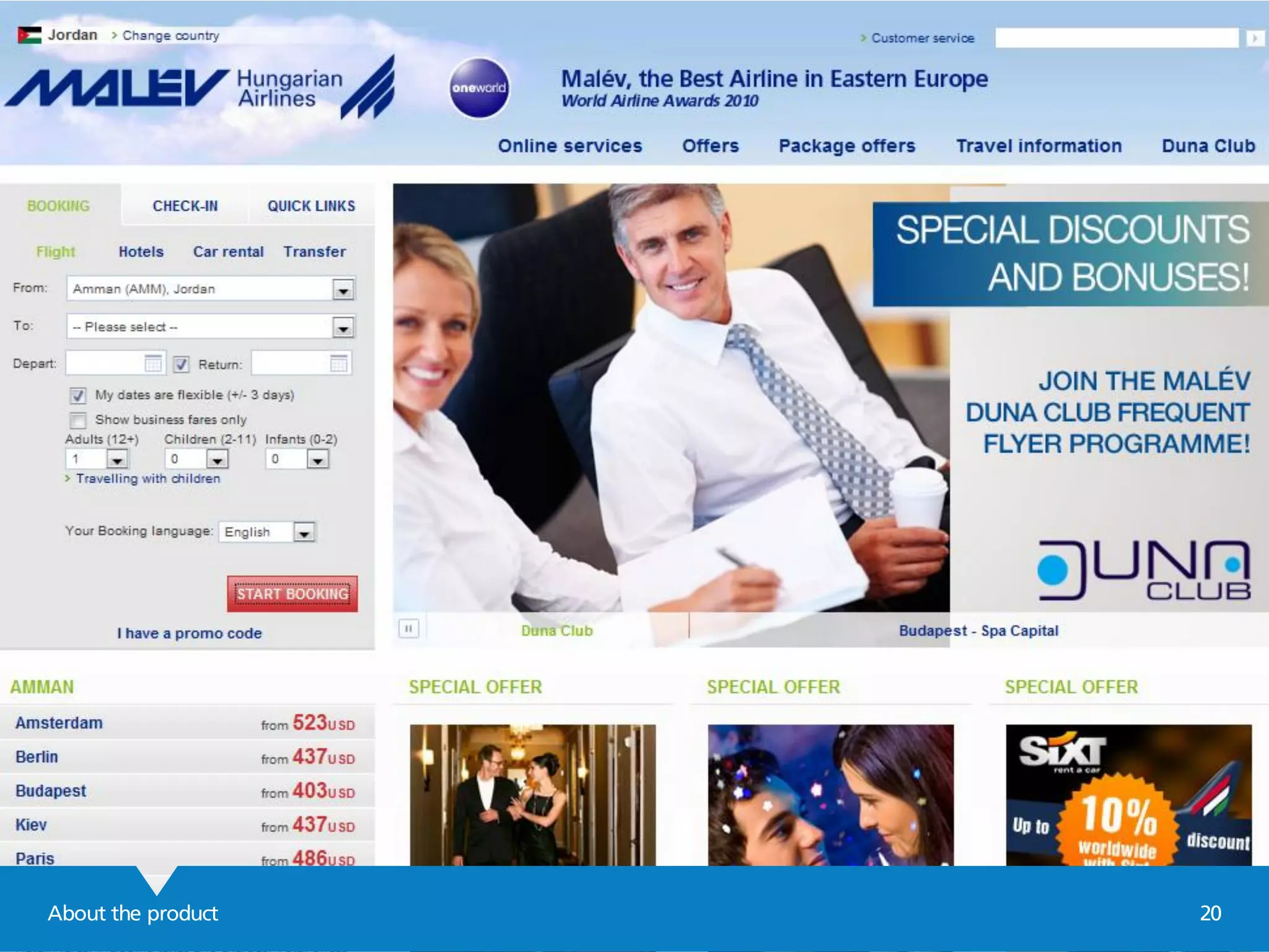 About the product 20
 