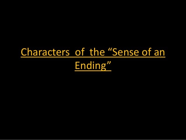 novel the sense of an ending