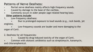 The physiology of Hearing, balance and equilibrium | PPTX