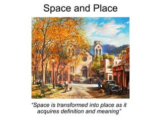 Sense of place ppt | PPTX