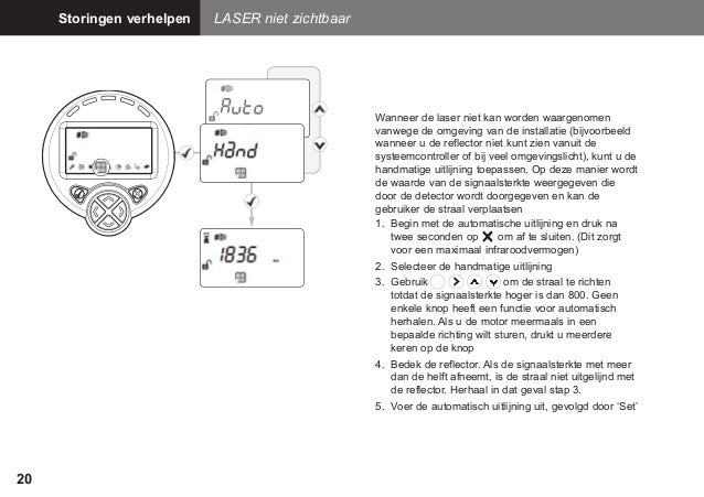 SenseTek Fireray 5000 installers handbook nederlands