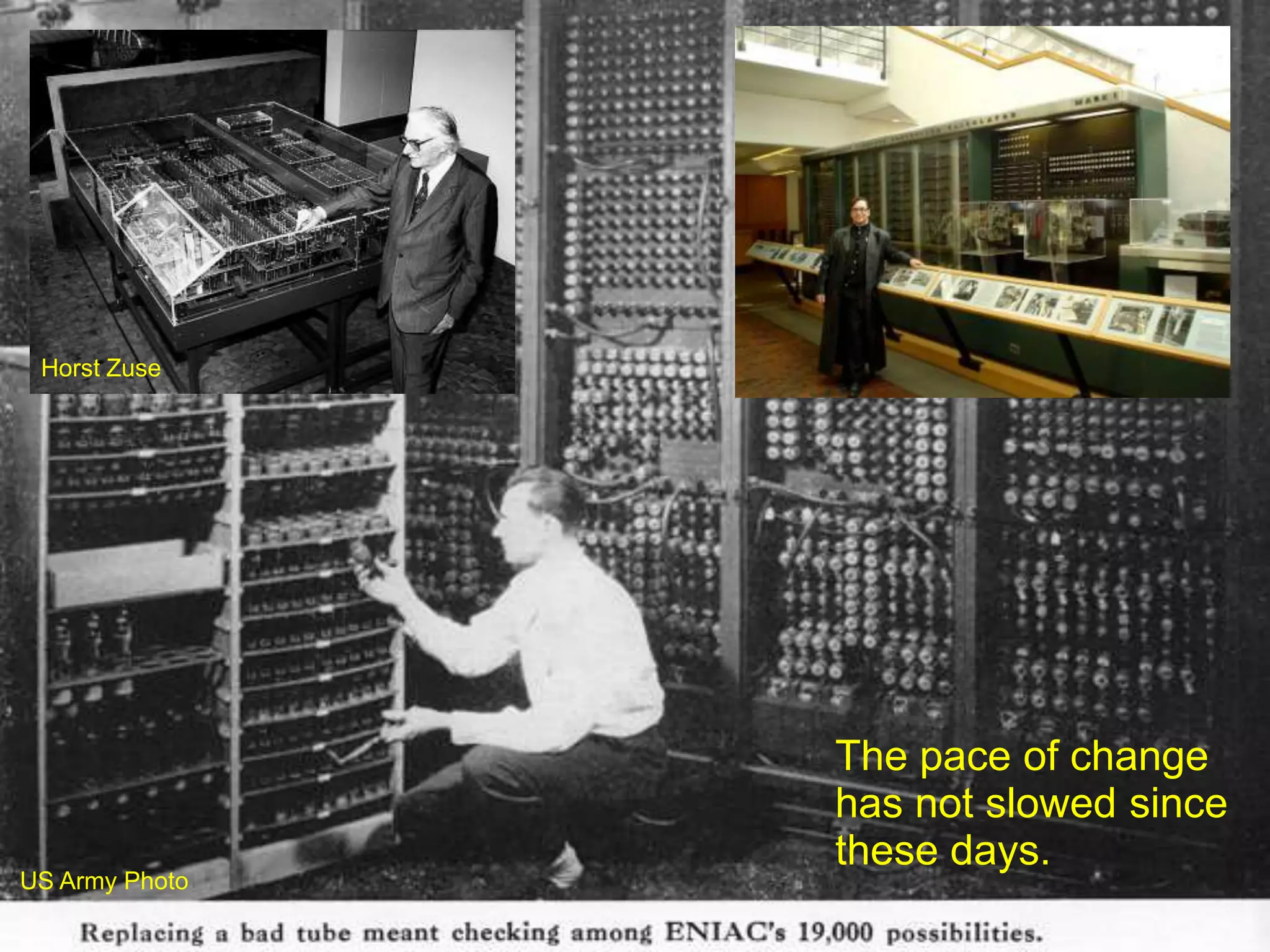 Horst Zuse




                The pace of change
                has not slowed since
                these days.
US Army Photo
                                   7.4.2008
                            www.kasvi.org
                                 23
 