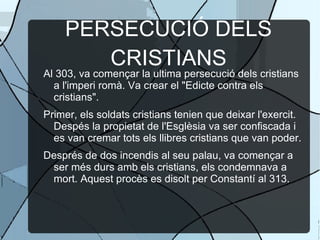 ARRIBADA AL PODER Va començar des de abaix de tot, a l'exercit, i poc a poc es va anar guanyant la confiança de l'emperador. 