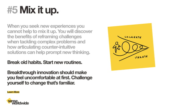Five Principles to Drive Breakthrough Innovation | PPT
