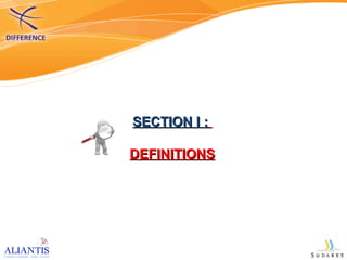 SECTION I :   DEFINITIONS 