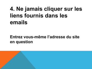 3. Vérifiez l’adresse du site sur lequel vous êtes