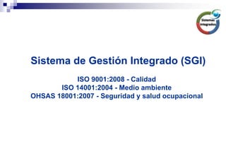 Sensibilización en Sistema de Integrado de Gestion | PPT
