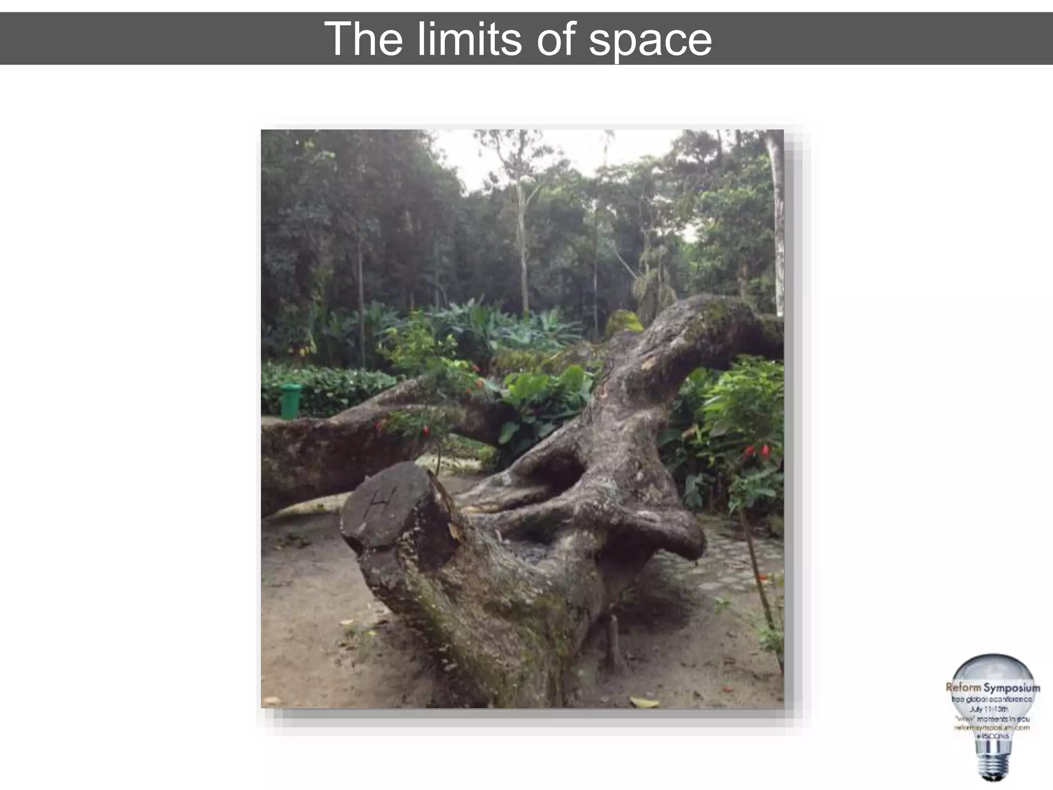 The limits of space
 