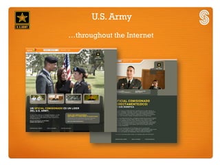 U.S. Army
…throughout the Internet
 