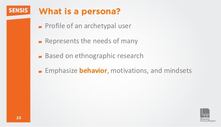 What Is A Persona Profile
