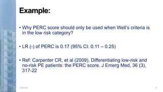 Sensitivity, specificity and likelihood ratios | PDF