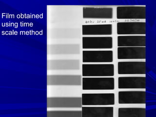 Film obtained
using time
scale method

 