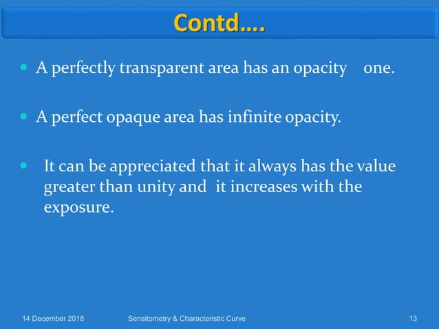 Sensitometry or characteristic curve | PPTX | Photography | Arts and Crafts