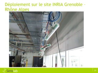 Déploiement sur le site INRIA Grenoble – Rhône Alpes  © INRIA / Photo Keksonen  
