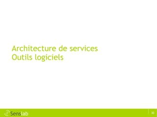 Architecture de services Outils logiciels 