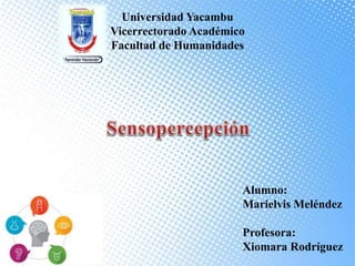 Universidad Yacambu
Vicerrectorado Académico
Facultad de Humanidades
Alumno:
Marielvis Meléndez
Profesora:
Xiomara Rodríguez
 