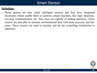 Sensor-2 (Motion+Smart) Sensor and Instrumentation.pdf