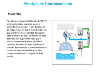 Principio de Funcionamiento
Mezcla Pobre
 