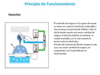 Principio de Funcionamiento
Mezcla Rica
 