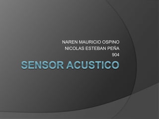 NAREN MAURICIO OSPINO
NICOLAS ESTEBAN PEÑA
904