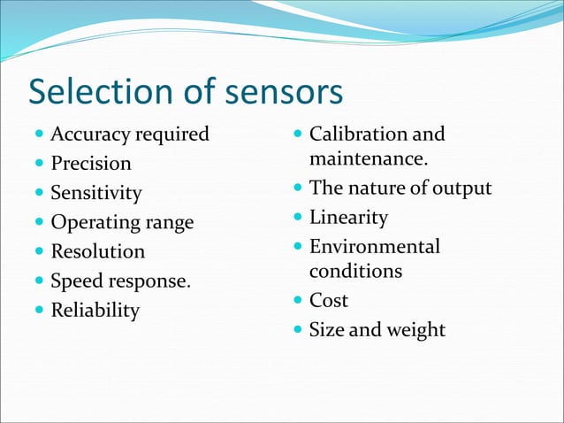 Sensor and transducers | PPT