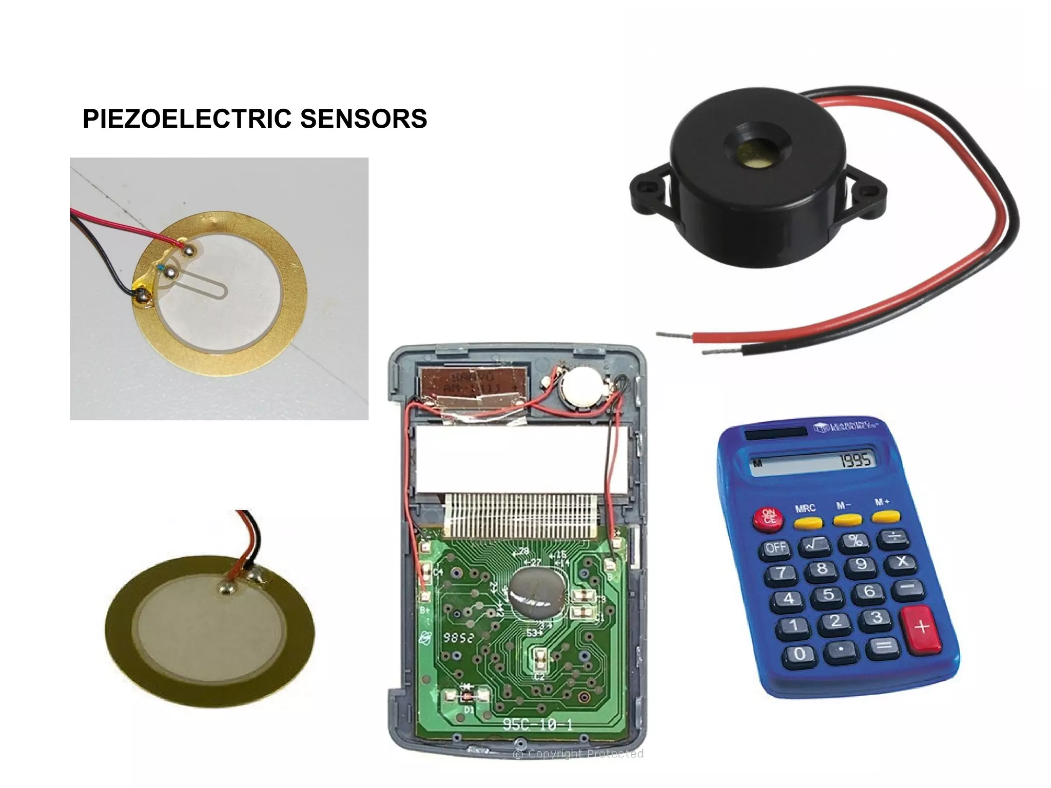PIEZOELECTRIC SENSORS
 