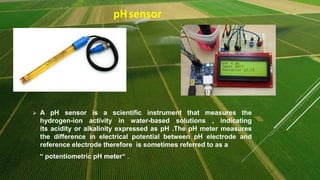Sensor based smart agriculture system | PPTX