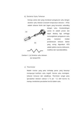 Simbol Rtd Sensor dan tranduser | PDF