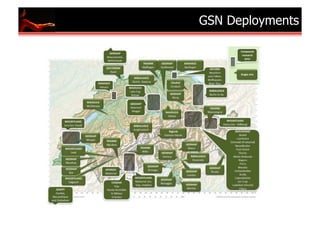 Current GSN deployments
        GSN Deployments
 