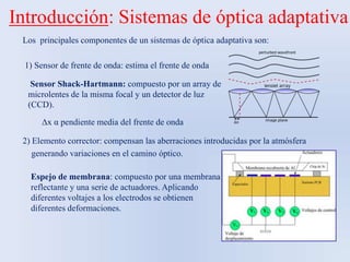 Optica Adaptativa | PPTX