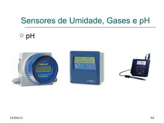 Sensores de Umidade, Gases e pH pH 12/04/11 