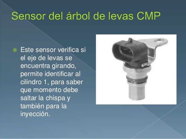 Sensores del sistema de inyección de combustible
