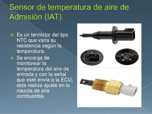 Sensores del sistema de inyección de combustible