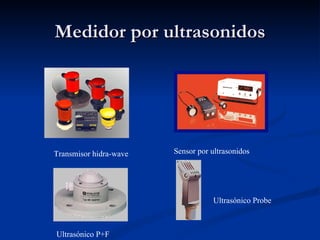 Medidor por ultrasonidos Transmisor hidra-wave Sensor por ultrasonidos Ultrasónico P+F Ultrasónico Probe 